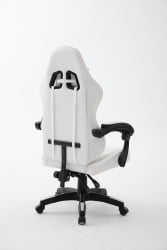 Кресло спортивное ТопЧаирс Пхантом бело-черный / TopChairs Phantom