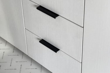 Шкаф трехдверный Адам МСА-04 дуб крафт золотой/белое дерево / MSA-04