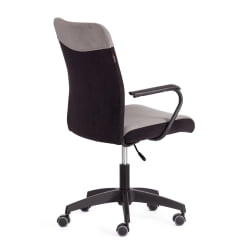 Компьютерное кресло ФЛЙ флок , серый/черный, 29/35 / FLY