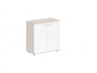 Шкаф низкий двухдверный Сигма СГ.815.ОЛ.ВХ Дуб светлый Белый / Sigma SG.815.OL.WH