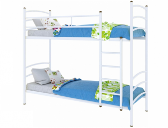 Кровать-чердак Милана Дуо 800х1900 Белая / Duo
