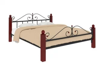 Кровать Диана Лукс плус 1800х2000 Синяя / Lux plus