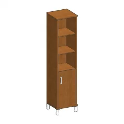 Стеллаж с дверью ДСП В431.2 Л Орех Даллас / L