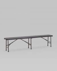 Скамья Кейт 180 (ХДПЕ) Коричневый / (HDPE)