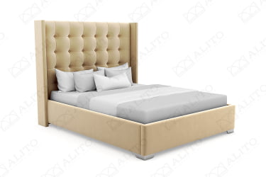 Кровать Милано 140кс200 велюр Севен 115 / Milano 140x200 Seven