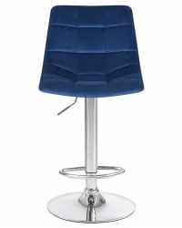 Стул барный ДОБРИН ТАИЛОР Синий велюр МДЖ9-117 / DOBRIN TAILOR MJ9-117