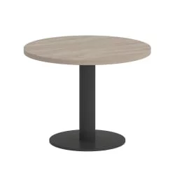 Стол журнальный круглый ХОМЕ ОФФИCЕ ВР.СП-5-60.1Г Дуб Аттик/Антрацит металл / HOME OFFICE VR.SP-5-60.1G