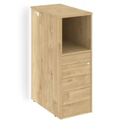 Тумба 5 ящиков ТИП-ОН проходная,  средняя ОНИКС О.Р-ТВ-5ТИП Тиквуд светлый / TIP-ON ONIX O.R-TV-5TIP