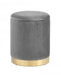 Банкетка Шарлотта с ящиком велюр Серый