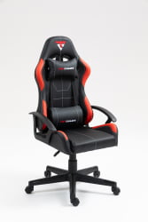 Кресло спортивное ТопЧаирс Вйверн черно-красный / TopChairs Wyvern