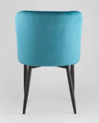 Стул мягкий Ститч велюр (Темно-бирюзовый)