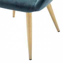 Стул Кент Диаг блуе/нат.дуб / Kent Diag blue/нат.дуб