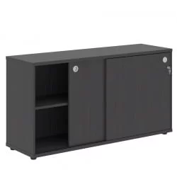 Шкаф со слайд-дверью КСЛC 1443 Легно Темный / XLC