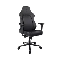 Геймерское кресло Ароззи Примо ПУ Блаcк Блаcк лого / Arozzi Primo PU Black Black logo