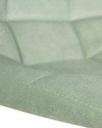 Стул барный ДОБРИН ТАИЛОР ВХИТЕ Пудрово-мятный велюр МДЖ9-87 / DOBRIN TAILOR WHITE MJ9-87