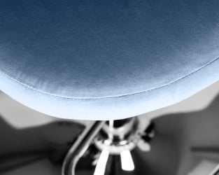 Стул барный ДОБРИН МИЛАНА Пудрово-голубой велюр МДЖ9-74 / DOBRIN MILANA MJ9-74