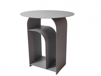 Журнальный столик Арвел металл темно-серый / Arwel