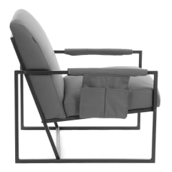 Кресло Чарли ЛУКС/Чарли Люкс К экокожа , Шарп Графит, 70х80х82 см / Charli LUX/Чарли Sharp