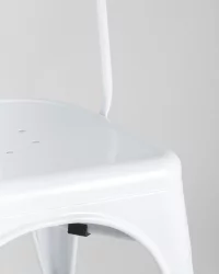 Стул ТОЛИКС с высокой спинкой Белый глянцевый / TOLIX