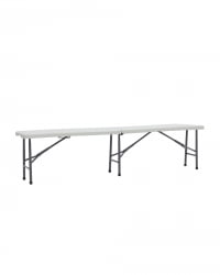 Скамья Кейт 180 (ХДПЕ) Белый / (HDPE)