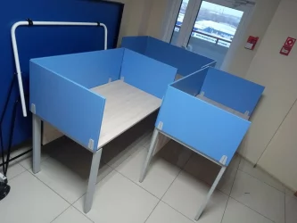 Офисная перегородка Дека 8.12.07 Белый (без крепления) / Deka