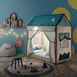 Кроватка для новорожденных Микуна Типи Хоусе МОНТ-1874 Ватервоод/Вхите / Micuna Tipi House MONT-1874 Waterwood/White