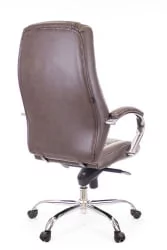 Кресло руководителя Крон М кожа Коричневый / Kron M