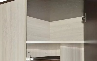 Угловой шкаф Ольга 9.2 Ясень шимо светлый Венге