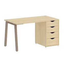 Стол письменный ХОМЕ ОФФИCЕ ВР.СП-3-138.4.А Акация Лорка/Мокко металл / HOME OFFICE VR.SP-3-138.4.A