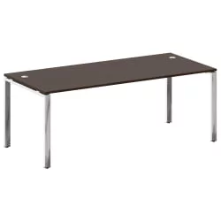 Стол рабочий руководителя МЕТАЛ СЙСТЕМ ДИРЕCТ БП.СРР-6.9 Венге Цаво / METAL SYSTEM DIRECT
