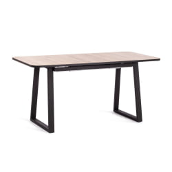 Раздвижной стол МАЛТИДО Дуб Вотан/черный / MALTIDO