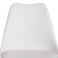 Стул ТУЛИП (мод. 73) / 1 шт. в упаковке дерево/пластик/ПУ, 48.5*52.5*83cм, белый / TULIP (mod. 48.5*52.5*83cм,