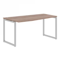 Стол письменный левый КСТЕН-К КСКCТ 169 Л Дуб Сонома Алюминий / XTEN-Q XQCT L