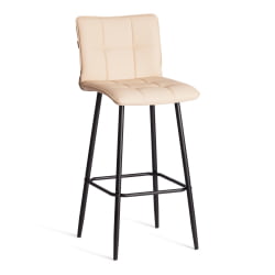 Барный стул Бари/Бари экокожа , бежевый, 45х56х110 см / Bari/Бари