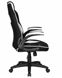 Геймерское кресло ДОБРИН РИCК (черно-белый) / DOBRIN RICK