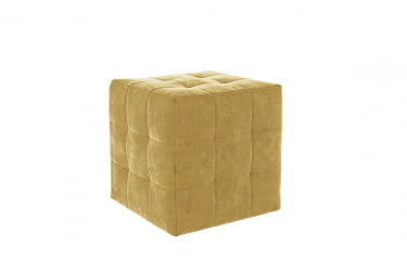 Пуф Рубик 2 ПМ-003.2 медовый (велюр) / PM-003.2