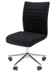 Офисное кресло CХАИРМАН 033 велюр Черный / CHAIRMAN