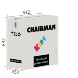 Детское кресло CХАИРМАН ТИН (Кидс) 103 ЛТ (ЛТ) белый пластик Принцессы / CHAIRMAN (Kids) (LT)