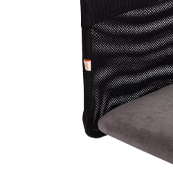 Кресло офисное СТАРТ флок/ткань, серый/черный, 29/В-11 / START 29/W-11