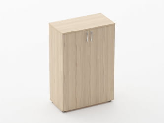 Шкаф средний закрытый Глассй 6.12.131 Бук светлый / Glassy