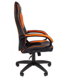 Кресло геймерское CХАИРМАН ГАМЕ 16 Черный Оранжевый / CHAIRMAN GAME