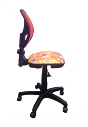 Детское компьютерное кресло ЛБ-C05 [Сетка оранжевая / Пони] / LB-C05