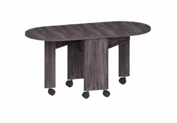 Раскладной стол Баско Ясень черный