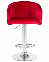 Стул барный ДОБРИН ДЭРCЙ Малиновый велюр 1922-14 / DOBRIN DARCY