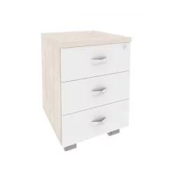 Тумба мобильная ОНИКС О.ТМ-3 Денвер Светлый/Белый / ONIX O.TM-3