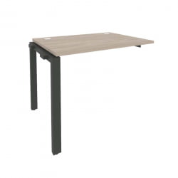 Наборный элемент рабочей станции на П-образном м/к ОНИКС О.МП-1.НРС-1.7 Дуб Аттик/Антрацит / ONIX O.MP-1.NRS-1.7