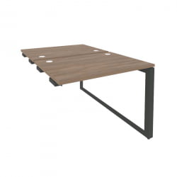 Стол-приставка двойной на О-образном м/к к опорым элем. ОНИКС О.МО-Д.СПР-1.7 Дуб Аризона/Антрацит / ONIX O.MO-D.SPR-1.7