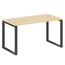 Стол письменный на О-образном м/к МЕТАЛ СЙСТЕМ БО.СП-3 Акация/Антрацит / METAL SYSTEM