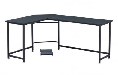Угловой письменный стол КИВИ Черный БК / KIWI BK