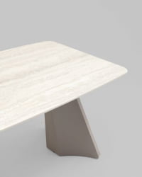 Стол обеденный Елиора 160-240*90 серая керамика / Eliora